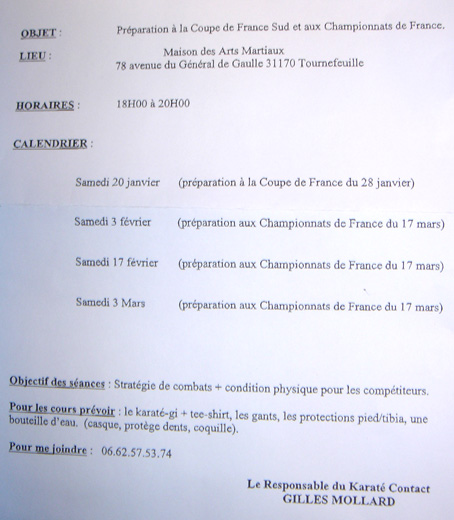 Karaté Contact
