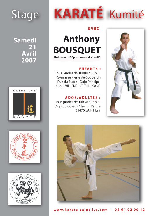 Stage Anthony BOUSQUET